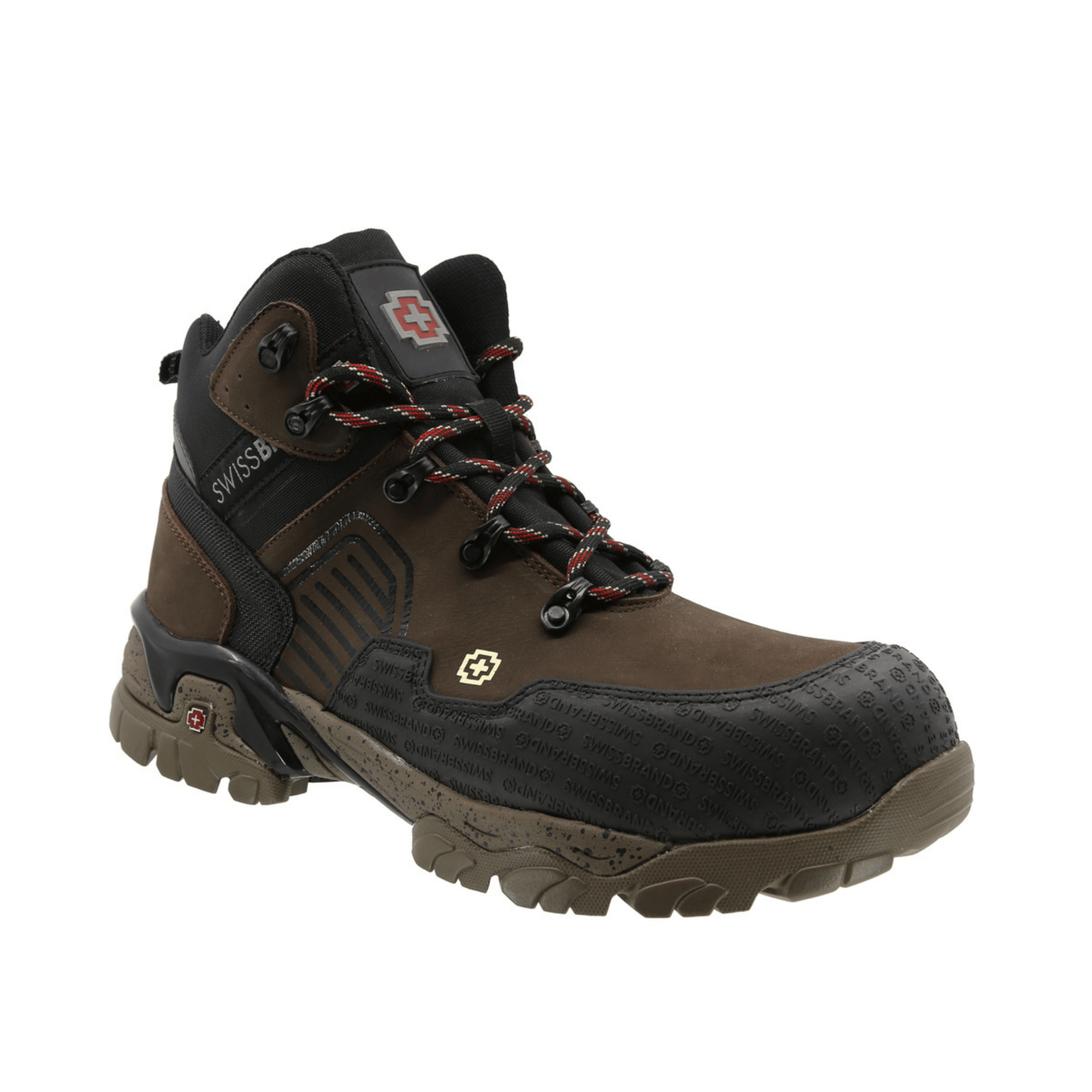 Bota SWISSBRAND - ALPES 408 C Nobuck Café